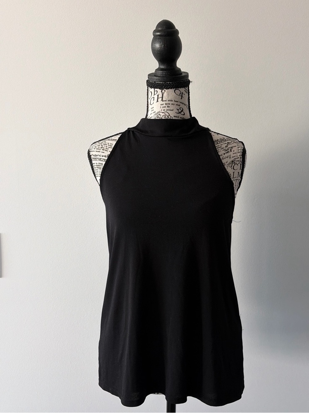Banana Republic Black High-Neck Tank